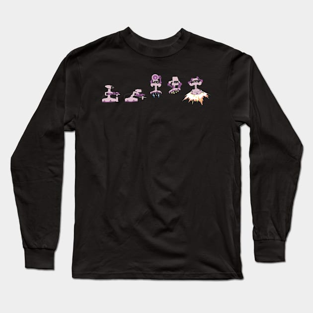 R.O.B. Gyrospike - Lavender Long Sleeve T-Shirt by SlugKing